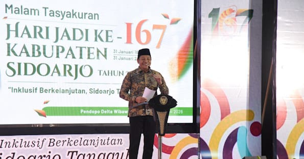 Peringatan Hari Jadi Ke-167 Kabupaten Sidoarjo, Jadi Momentum Refleksi dan Penguatan Kebersamaan lewat Tasyakuran
