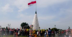 Sedengan Mijen Gelar Sedekah Tumpeng Tempe Raksasa, Meriahkan Harjasda  ke-167 Sidoarjo