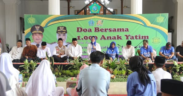 Peringati Hari Jadi Kabupaten Sidoarjo  Ke-167  Kembali Gelar Doa Bersama  1000 Anak Yatim