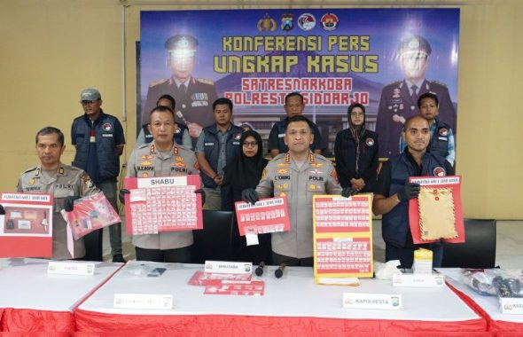 Polresta Sidoarjo Ungkap 19 Kasus Narkoba Selamatkan 4000 Jiwa dari Bahaya Narkotika