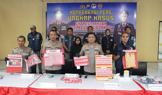 Polresta Sidoarjo Ungkap 19 Kasus Narkoba Selamatkan 4000 Jiwa dari Bahaya Narkotika